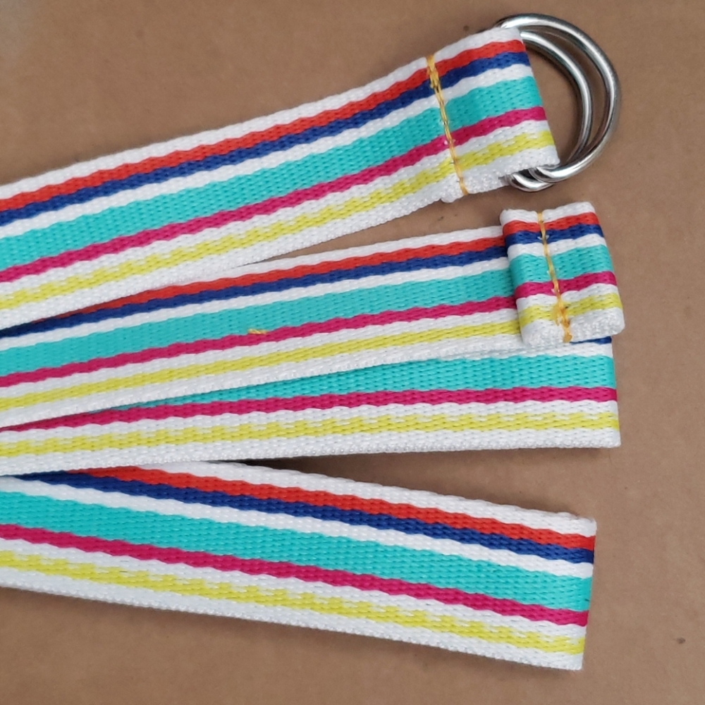 New multi colored belt